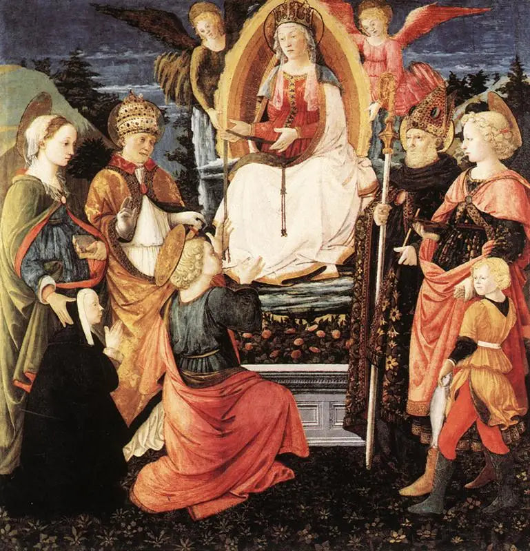 Madonna vyössä - Fra Filippo Lippi