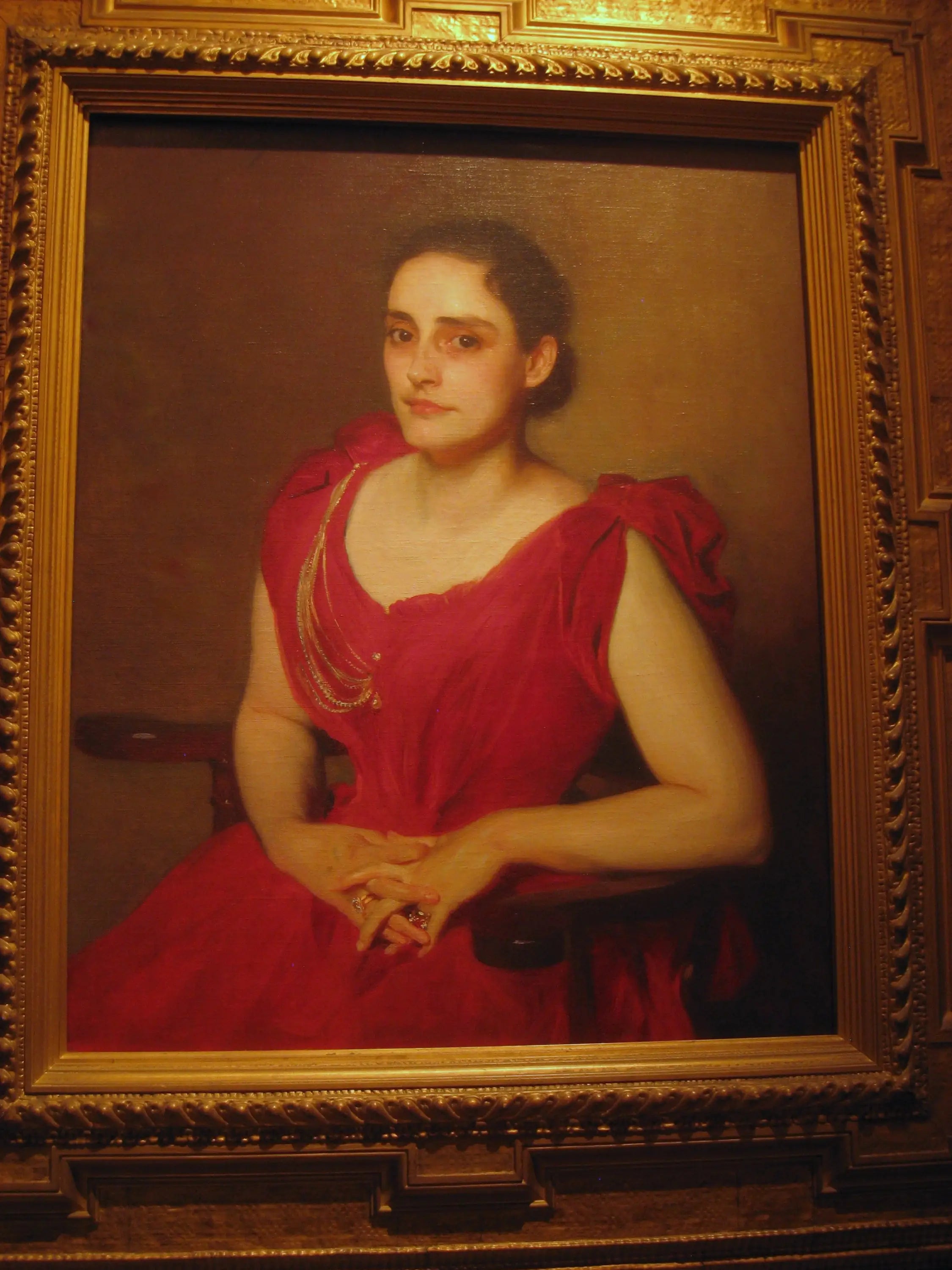 Reproduction du tableau « Portrait de Lizzie B. Dewey (Mme Francis Henshaw Dewey II) - John Singer Sargent » par Alpha Reproduction en peinture à l’huile