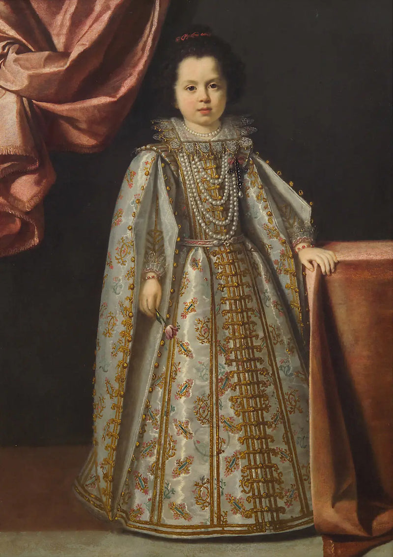 Vittoria della Roveren muotokuva (1622–1694) 4 tai 5-vuotiaana - Lorenzo Lippi
