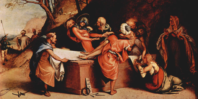 Kristuksen hautaaminen (Lotto) - Lorenzo Lotto