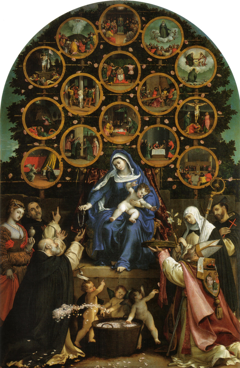 Rosaari Madonna - Lorenzo Lotto