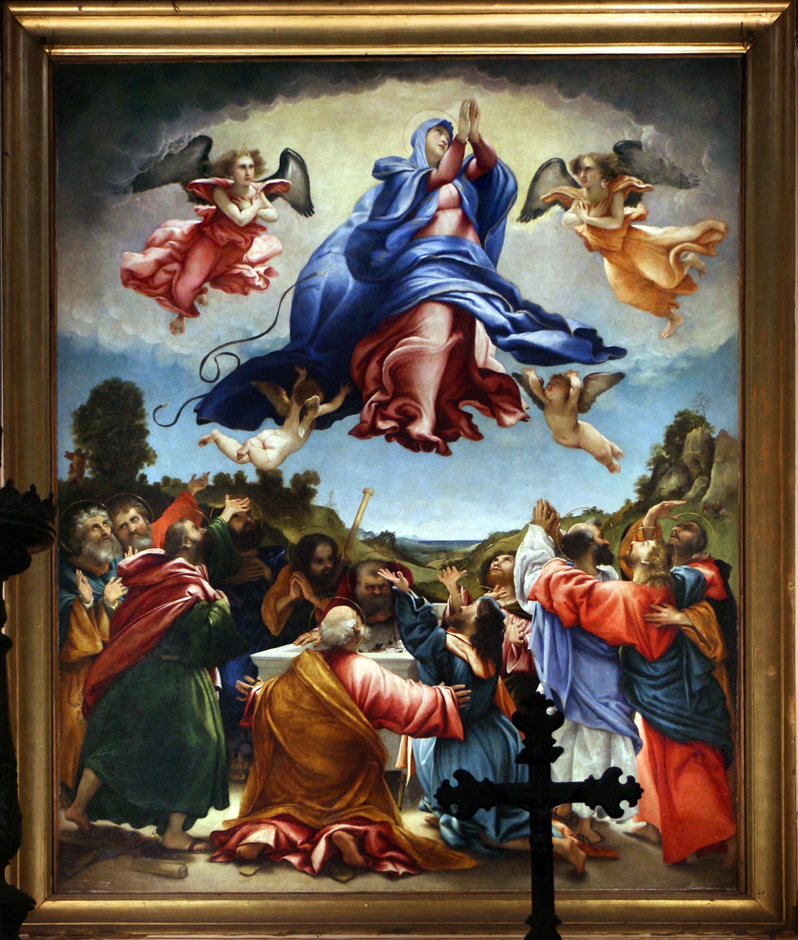 Assunzione della Vergine (Lotto Celana) - Lorenzo Lotto