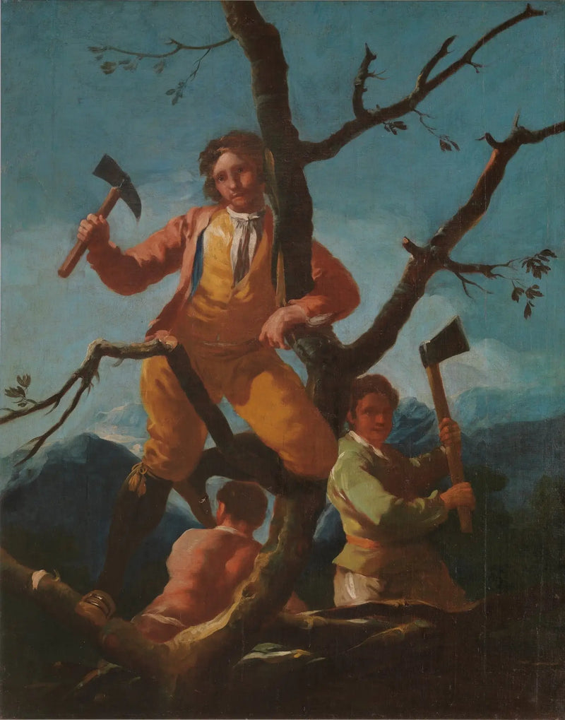 Puunhakkaajat - Francisco de Goya