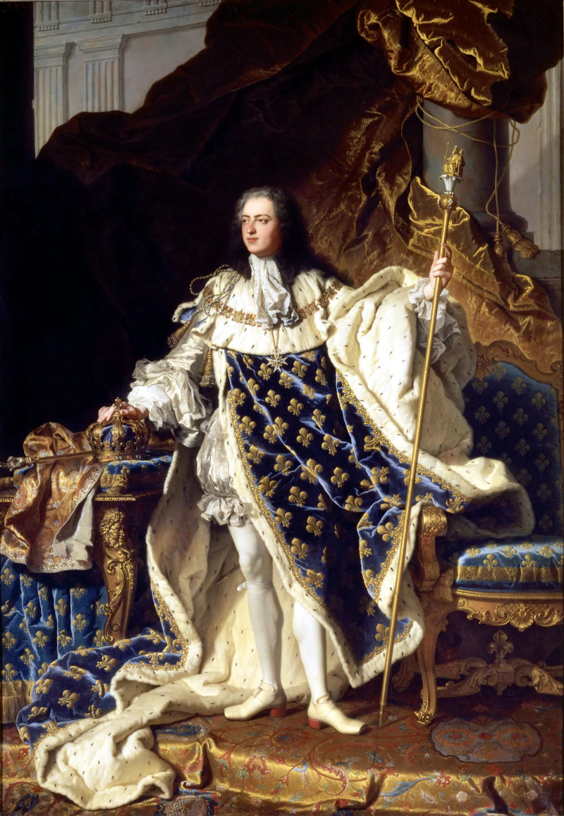 Louis XV, Ranskan kuningas - Hyacinthe Rigaud