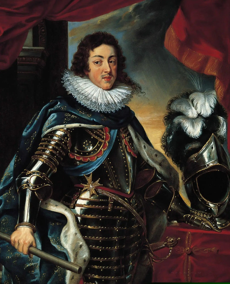 Louis XIII:n muotokuva haarniskassa - Peter Paul Rubens