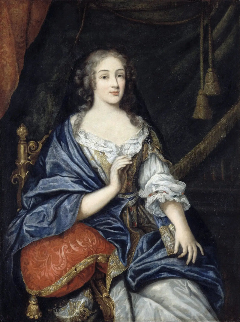 Louise-Françoise de la Baume Le Blanc, Mademoiselle de la Vallière, herttuatar Vaujoursista (1644-1710) - Jean Nocret