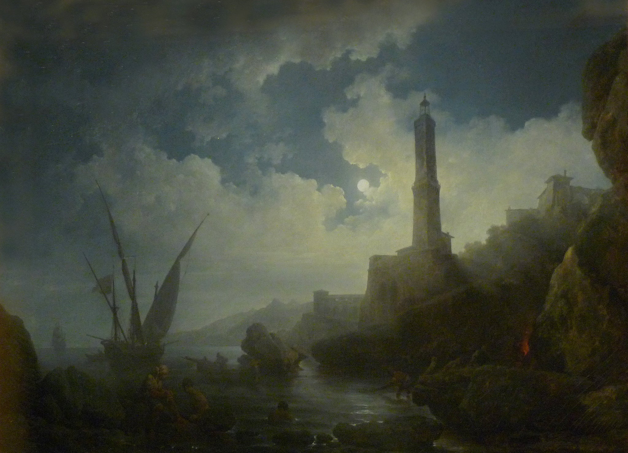 Loutherbourg-Marine au clair de lune de Ji-Elle
