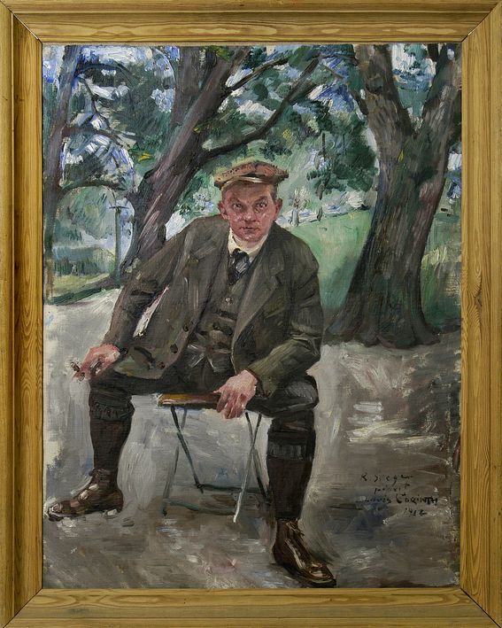 Maalari Rudolf Siegerin muotokuva - Lovis Corinth