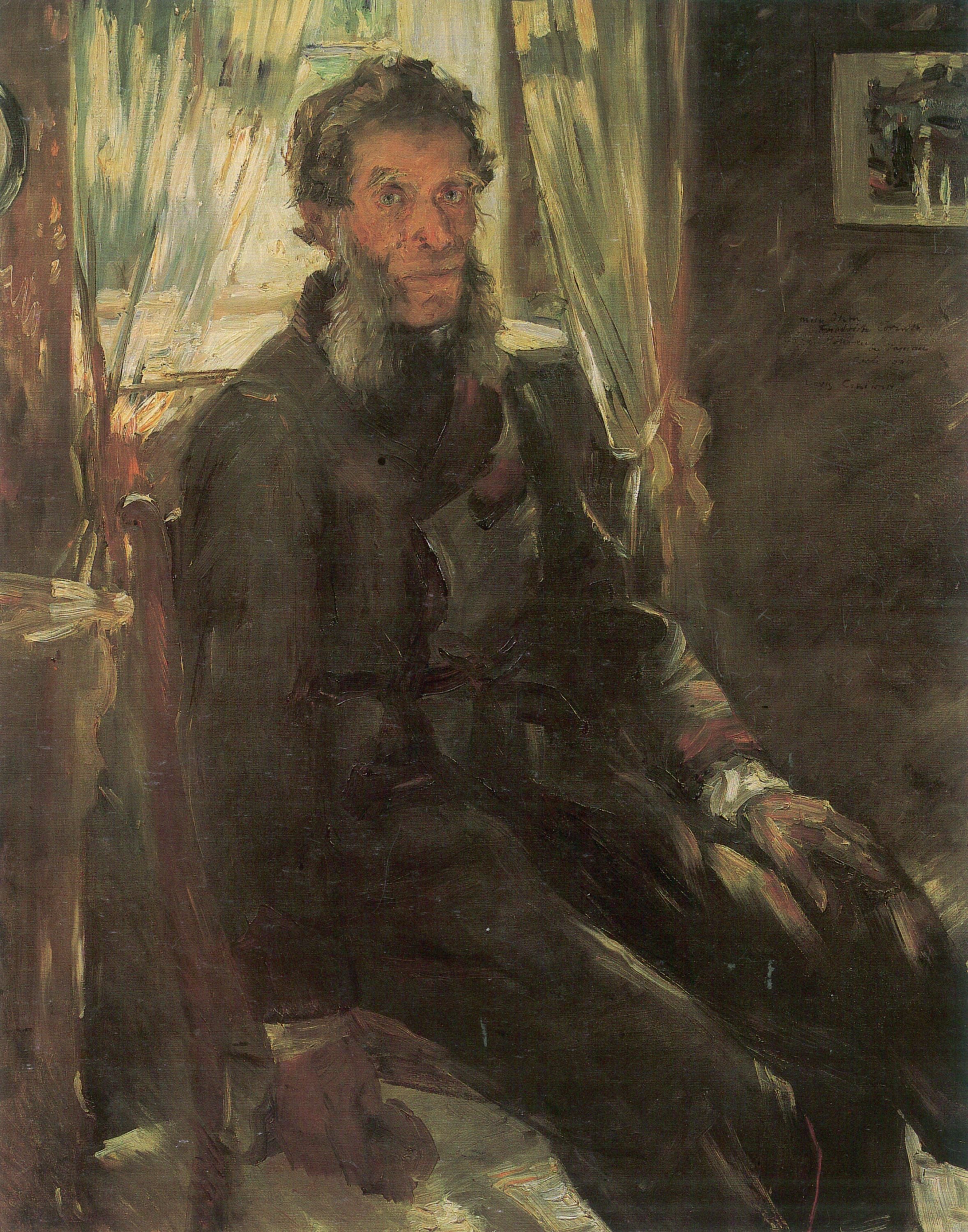 Ohm Friedrich Corinthin muotokuva - Lovis Corinth