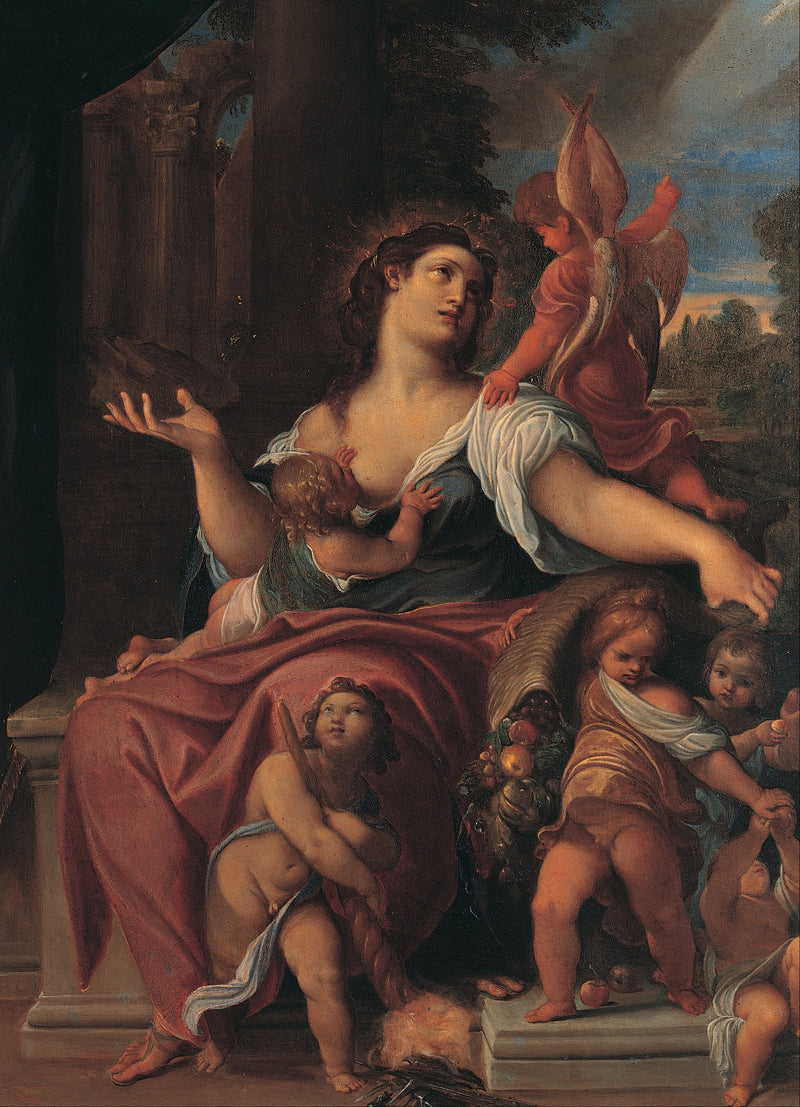 Providence-allegoria - Ludovico Carracci