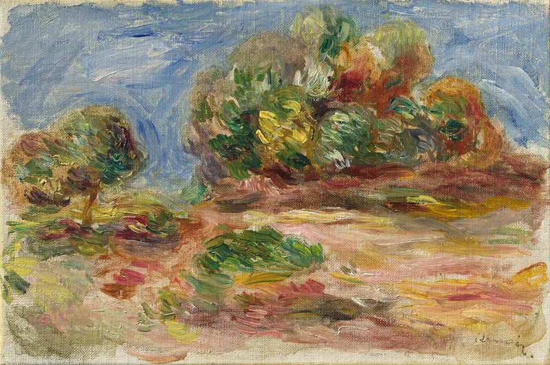 Cagnesin maisema - Pierre-Auguste Renoir