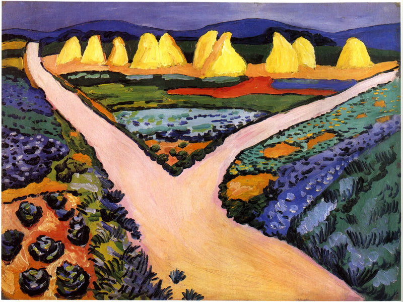 Puutarhaviljelmät - August Macke