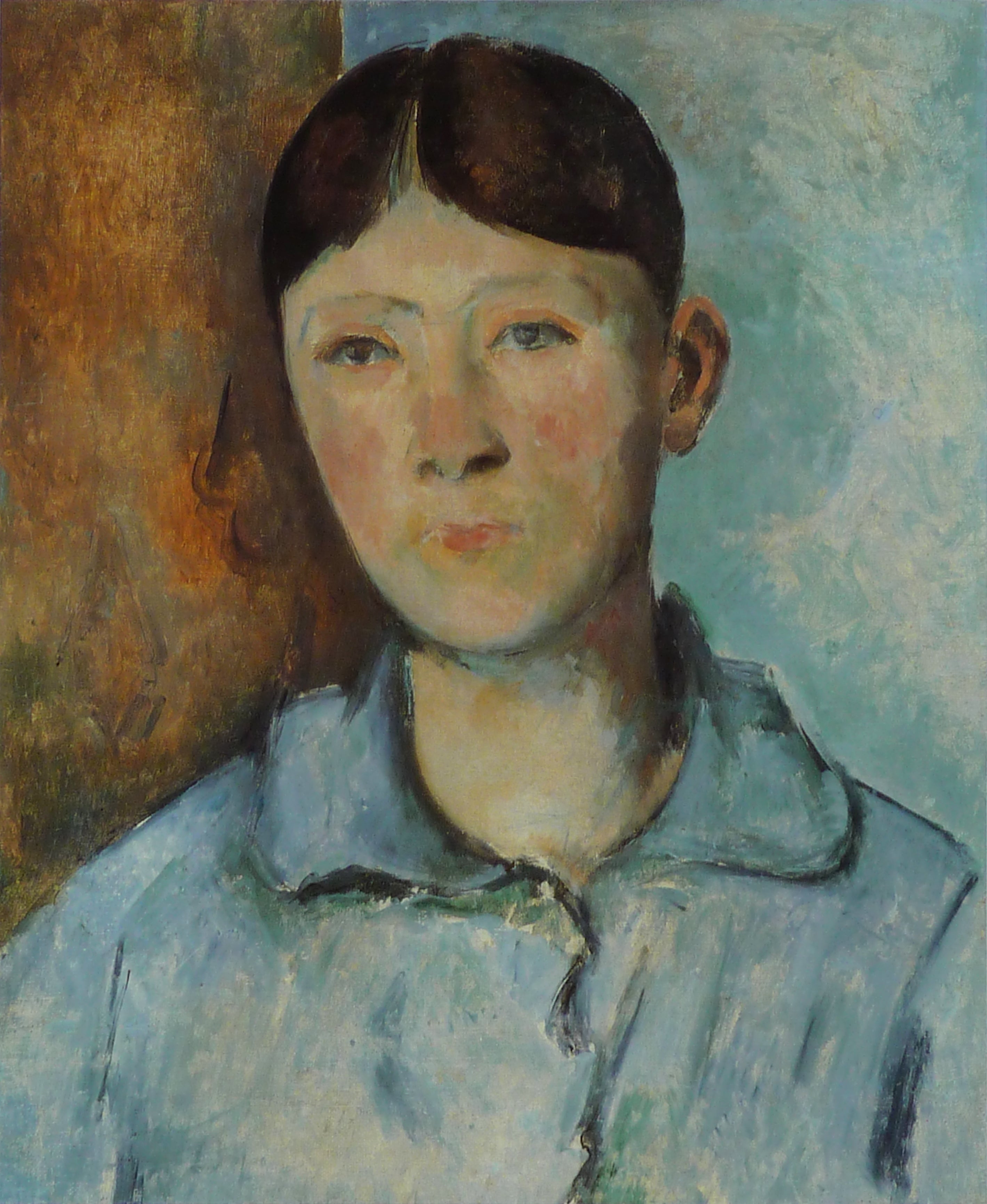 Reproduction du tableau « Portrait de Madame Cézanne - Paul Cézanne » par Alpha Reproduction en peinture à l’huile