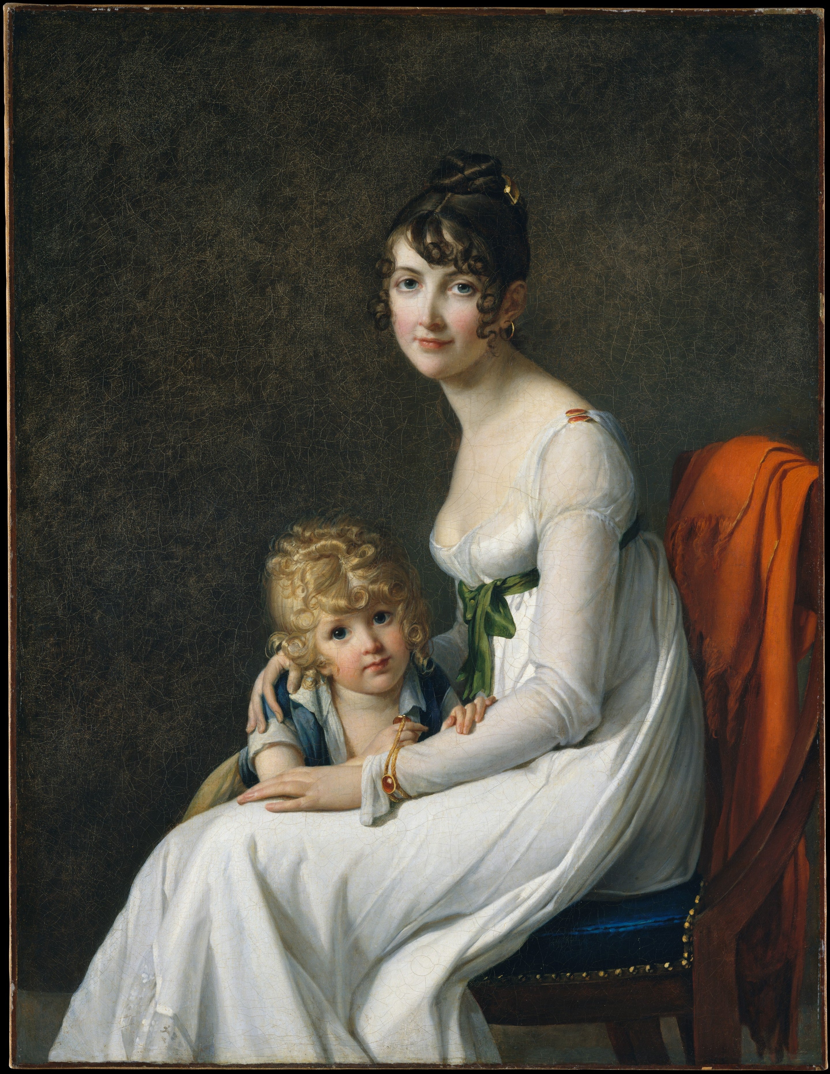 Madame Philippe Panon Desbassayns de Richemont et fils, Eugène - Marie-Guillemine Benoist