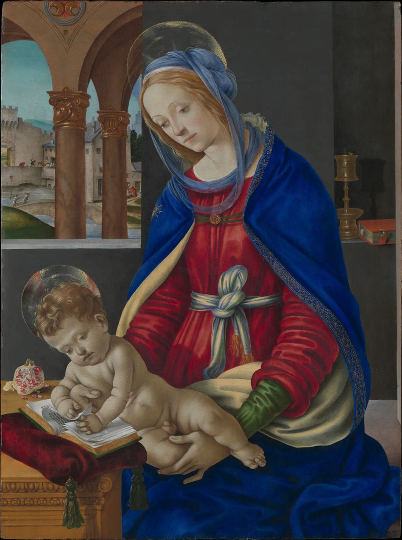 Neitsyt ja Vauva - Filippino Lippi