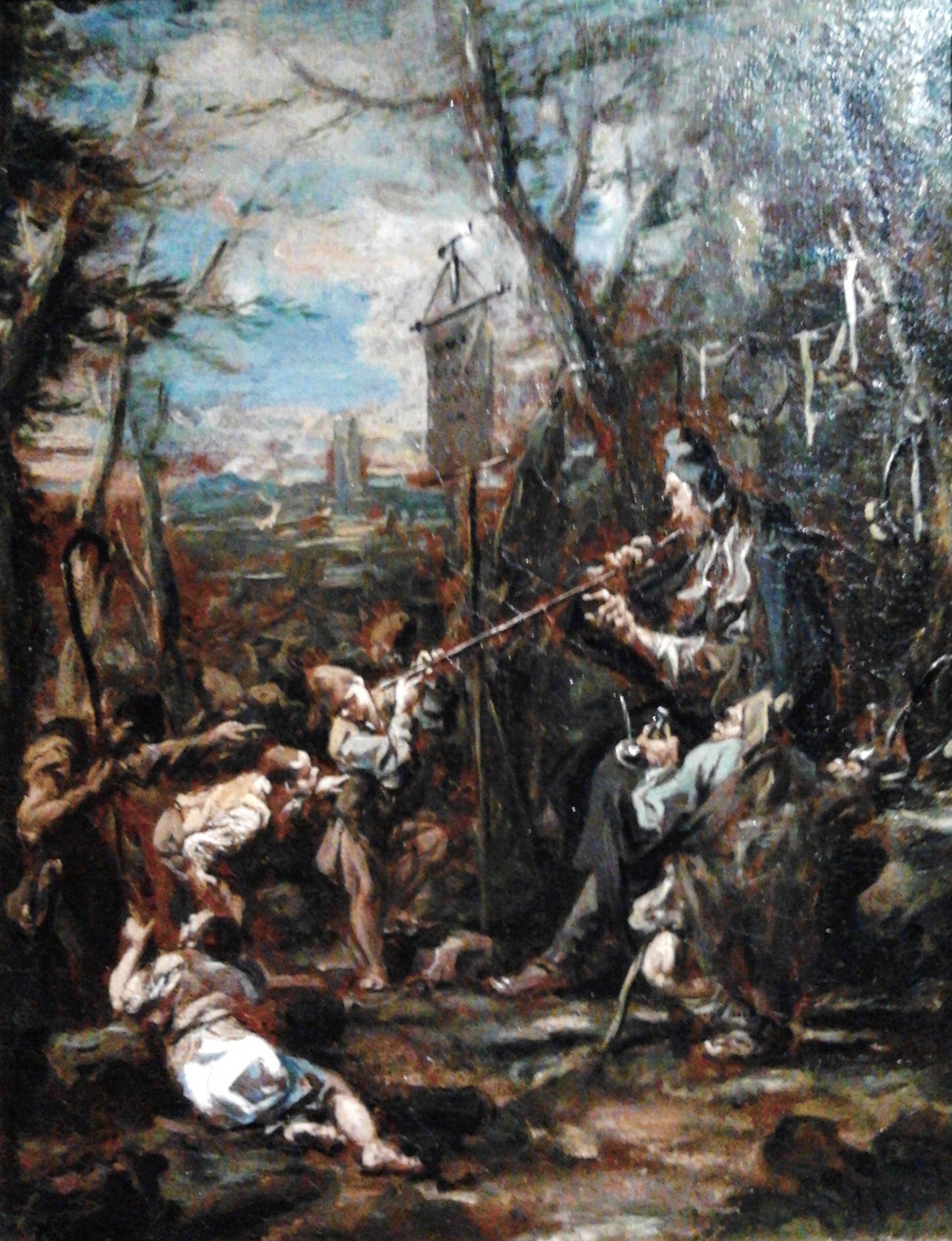 Un violoniste. - Alessandro Magnasco image 1 copie de tableau peinte à la main