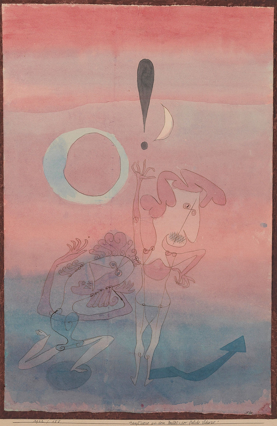 Main Scene from the Ballet "The False Oath - Paul Klee