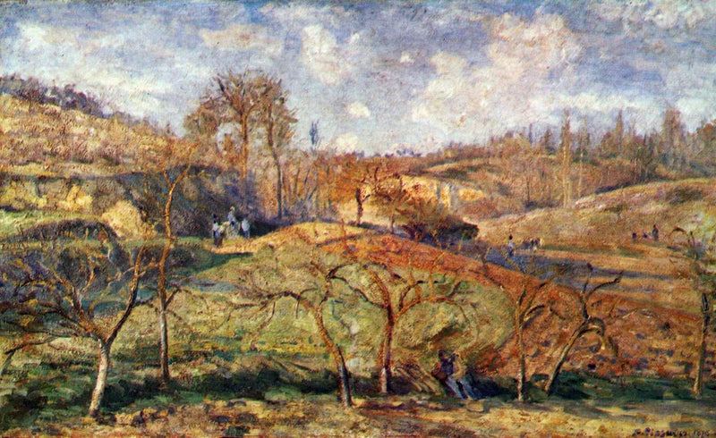 Maaliskuun aurinko, Pontoise - Camille Pissarro