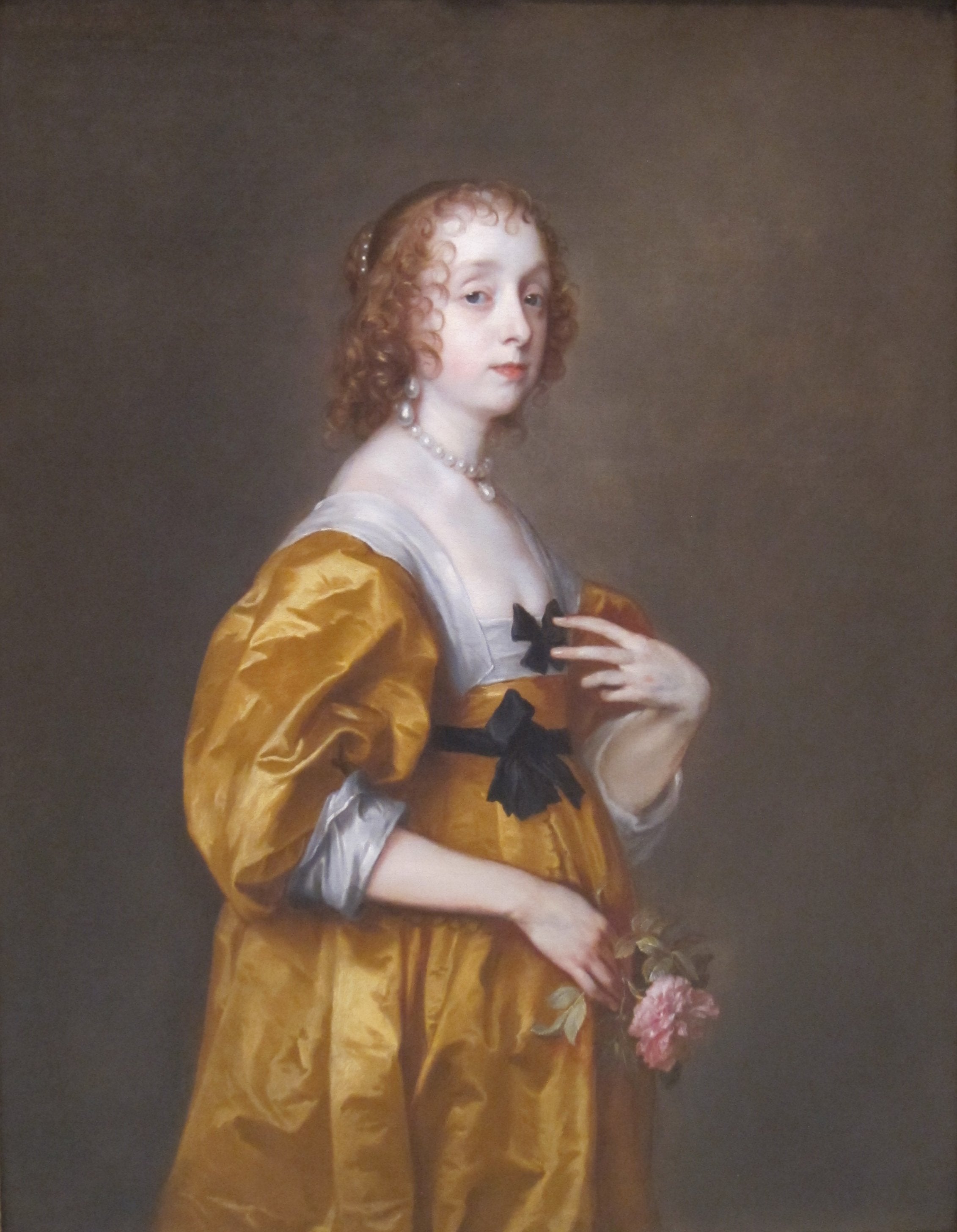 Portrait de Mary Villiers, Lady Herbert de Shurland - Antoine van Dyck