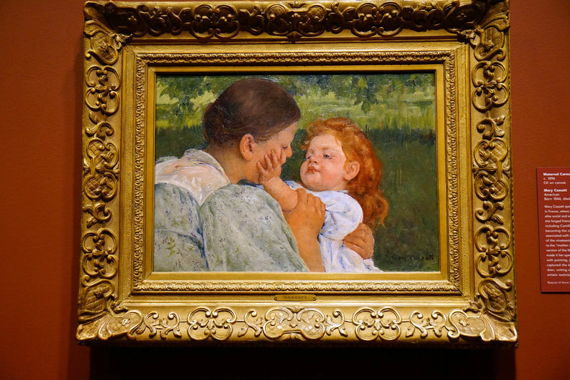 Äidin hellä kosketus - Mary Cassatt