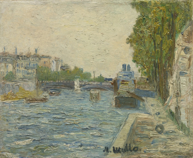 Le Pont Saint-Michel à Paris (1904) - Maurice Utrillo