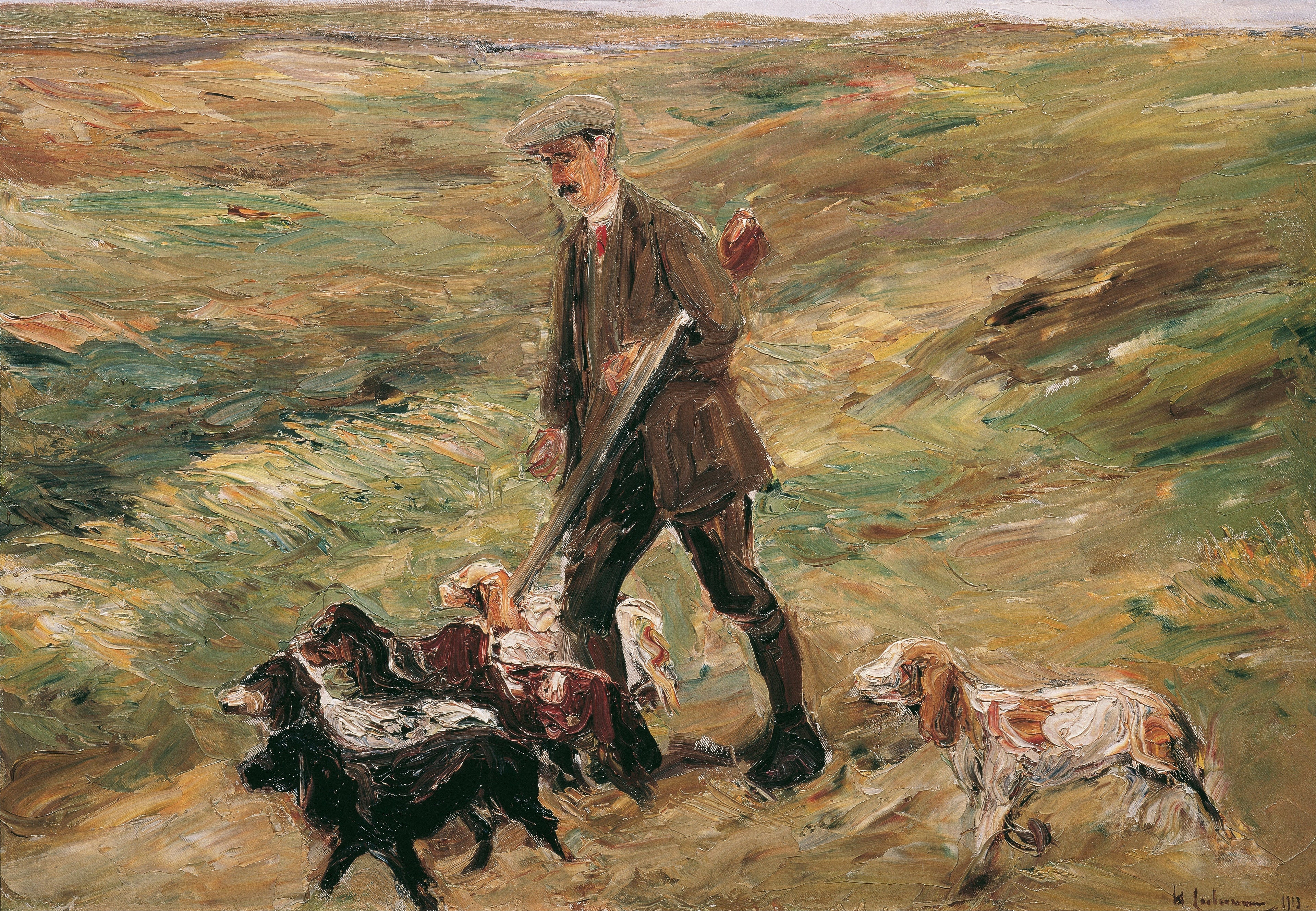 Metsästäjä dyynillä - Max Liebermann