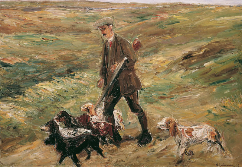 Metsästäjä dyynillä - Max Liebermann
