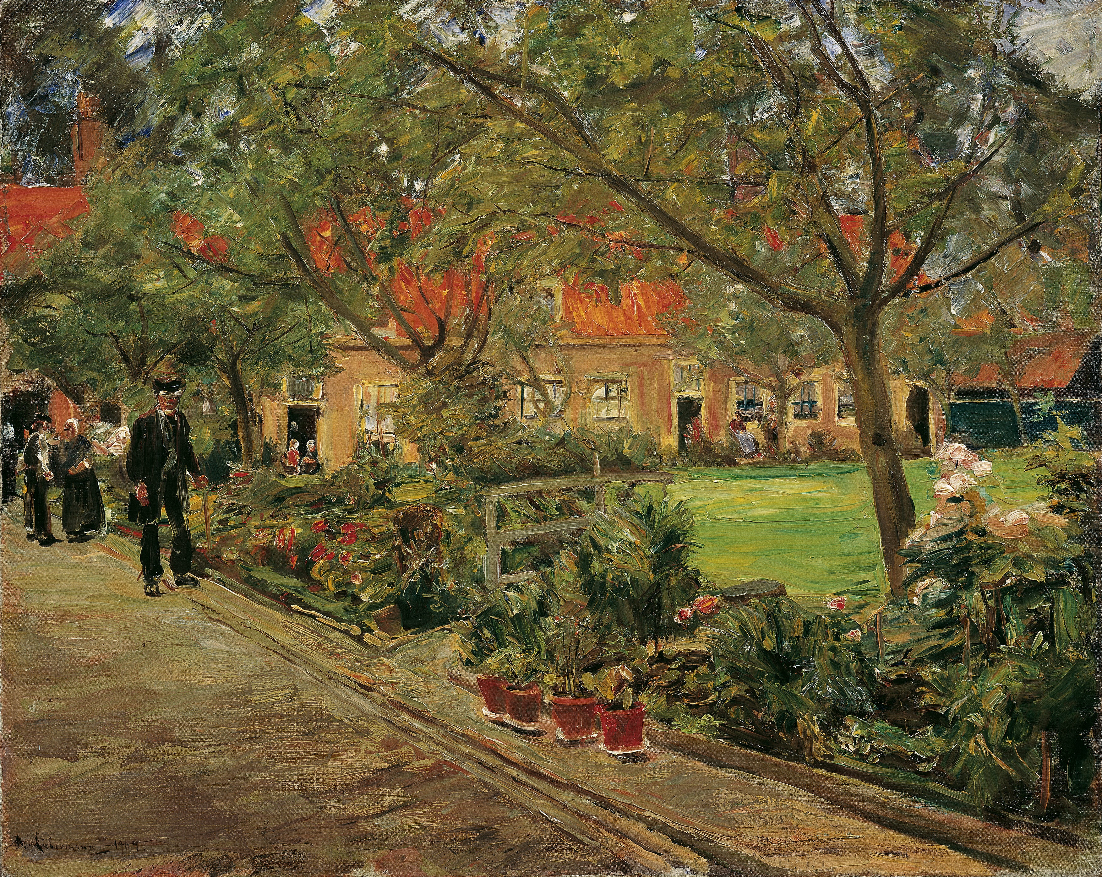 Edamin sairaalan puutarha - Max Liebermann