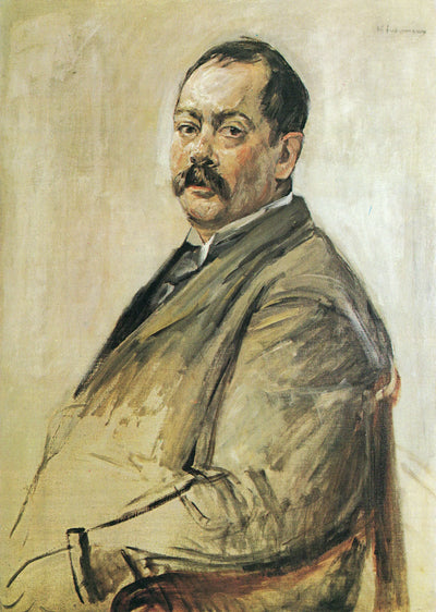Portrait du peintre Lovis Corinth - Max Liebermann - Alpha Reproduction