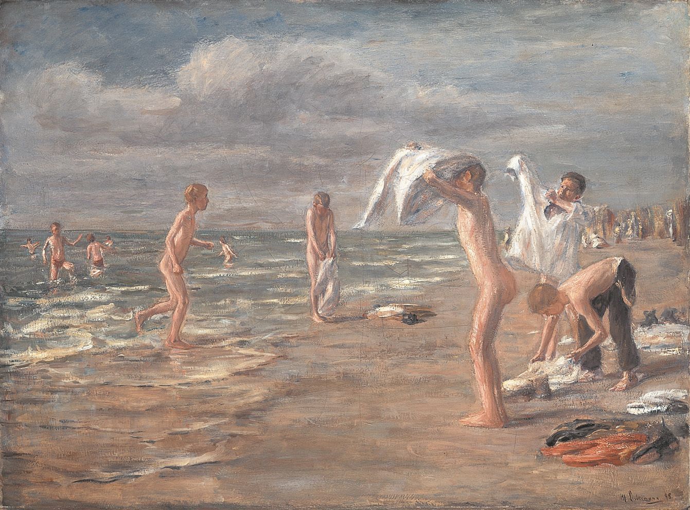 Poikien kylpy - Max Liebermann