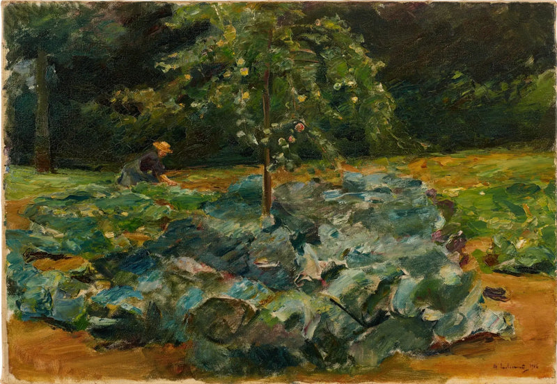 Kaali pelto Wannseen puutarhassa - Max Liebermann