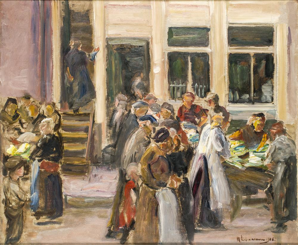 Judengasse Amsterdamissa - Max Liebermann