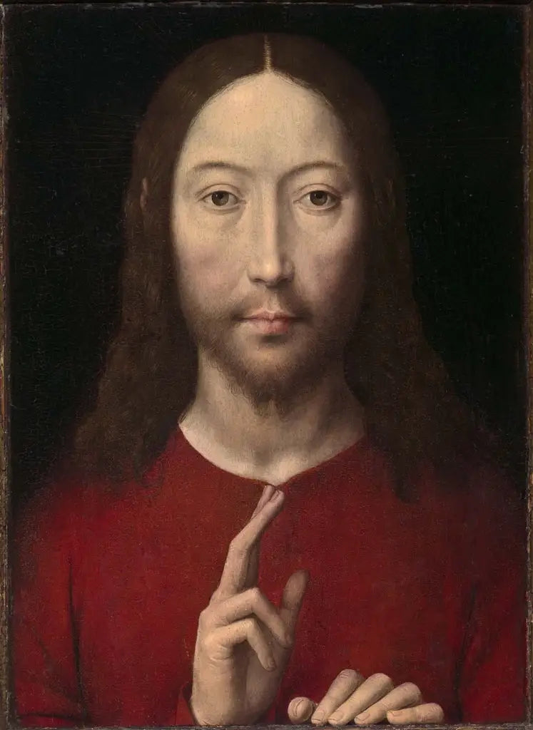 Kristus siunaava - Hans Memling