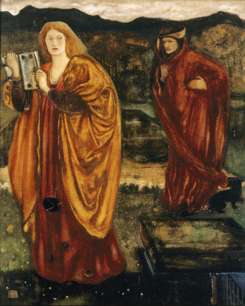 Merlin ja Nimue - Edward Burne-Jones