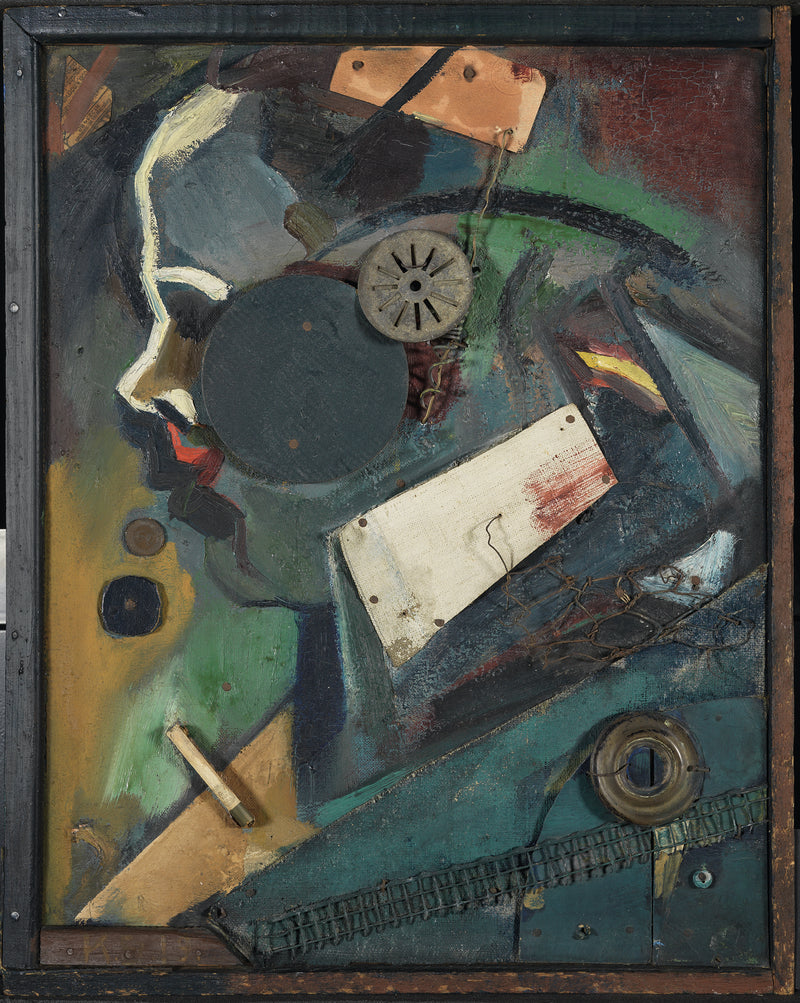 Merzbild 1A (Le psychiatre) - Kurt Schwitters