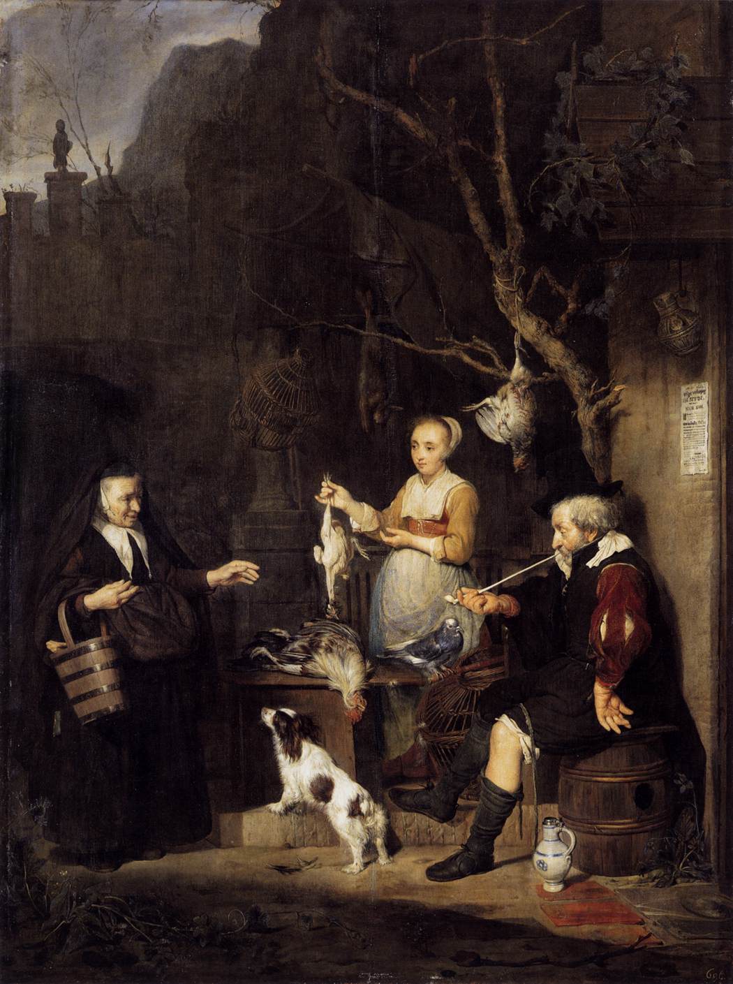 La marchande de volaille - Gabriel Metsu