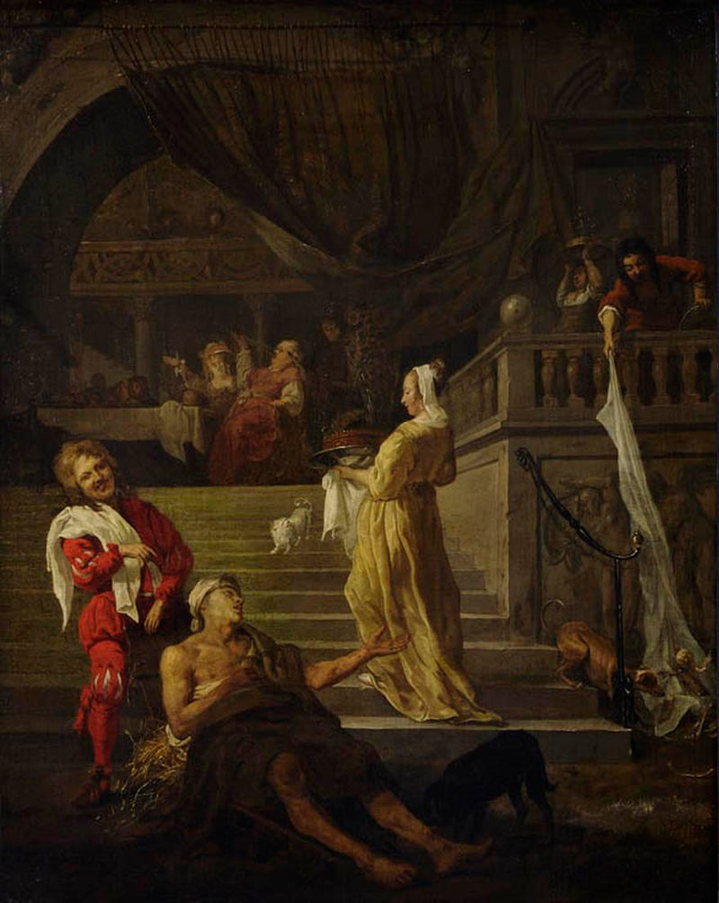 Lazare et le mauvais riche - Gabriel Metsu