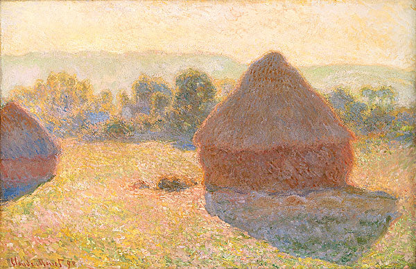 Viljankuivurit, keskipäivä - Claude Monet