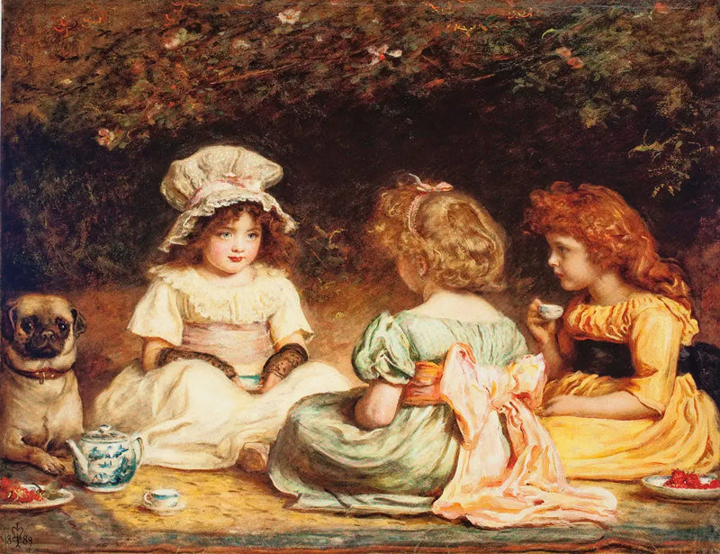 Iltatee tai Les Potins - John Everett Millais