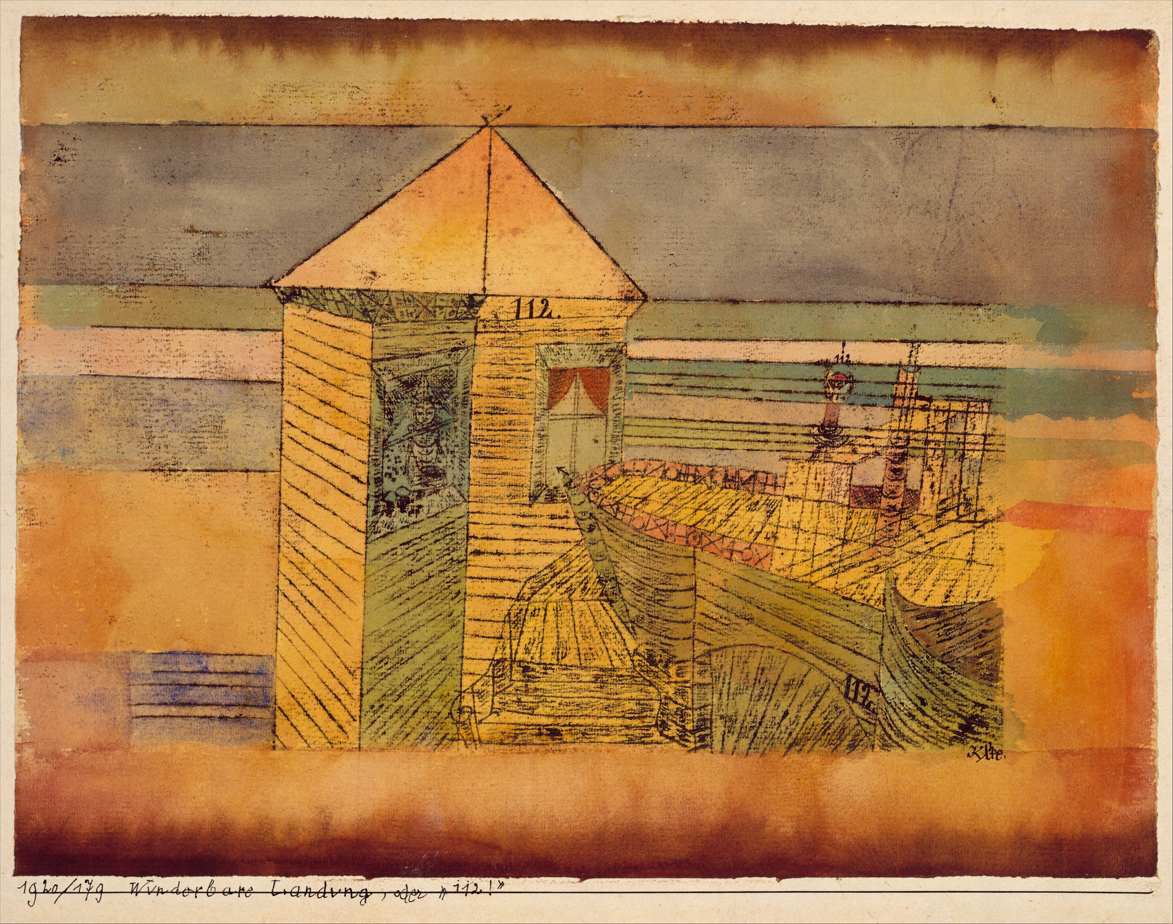 Ihmeellinen laskeutuminen, tai "112!" - Paul Klee