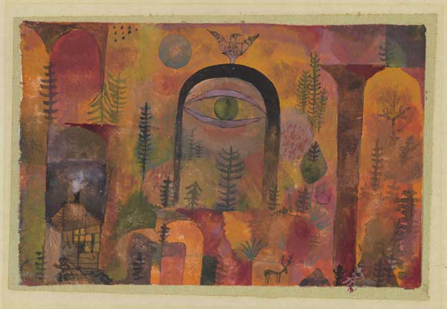 Kotkan kanssa - Paul Klee