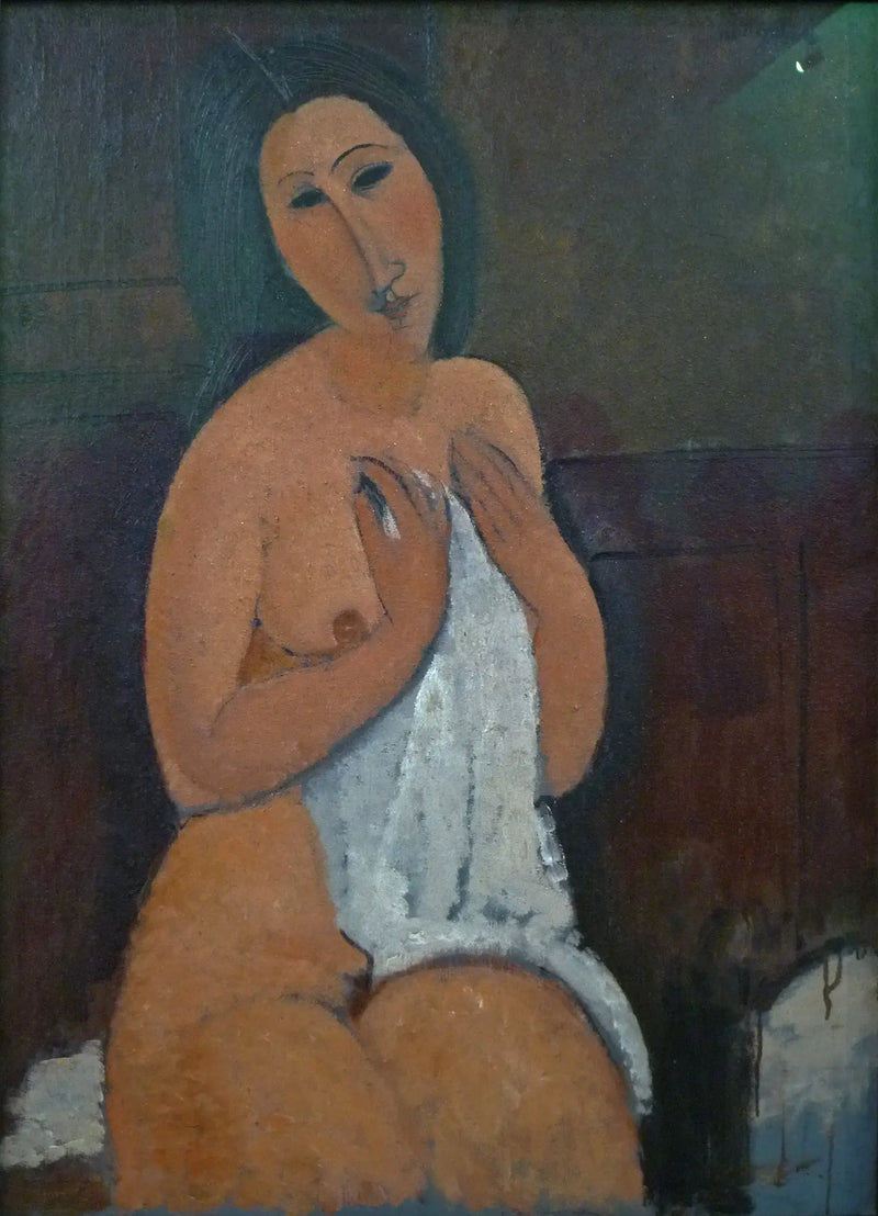 Nyt istuu paidassa - Amedeo Modigliani