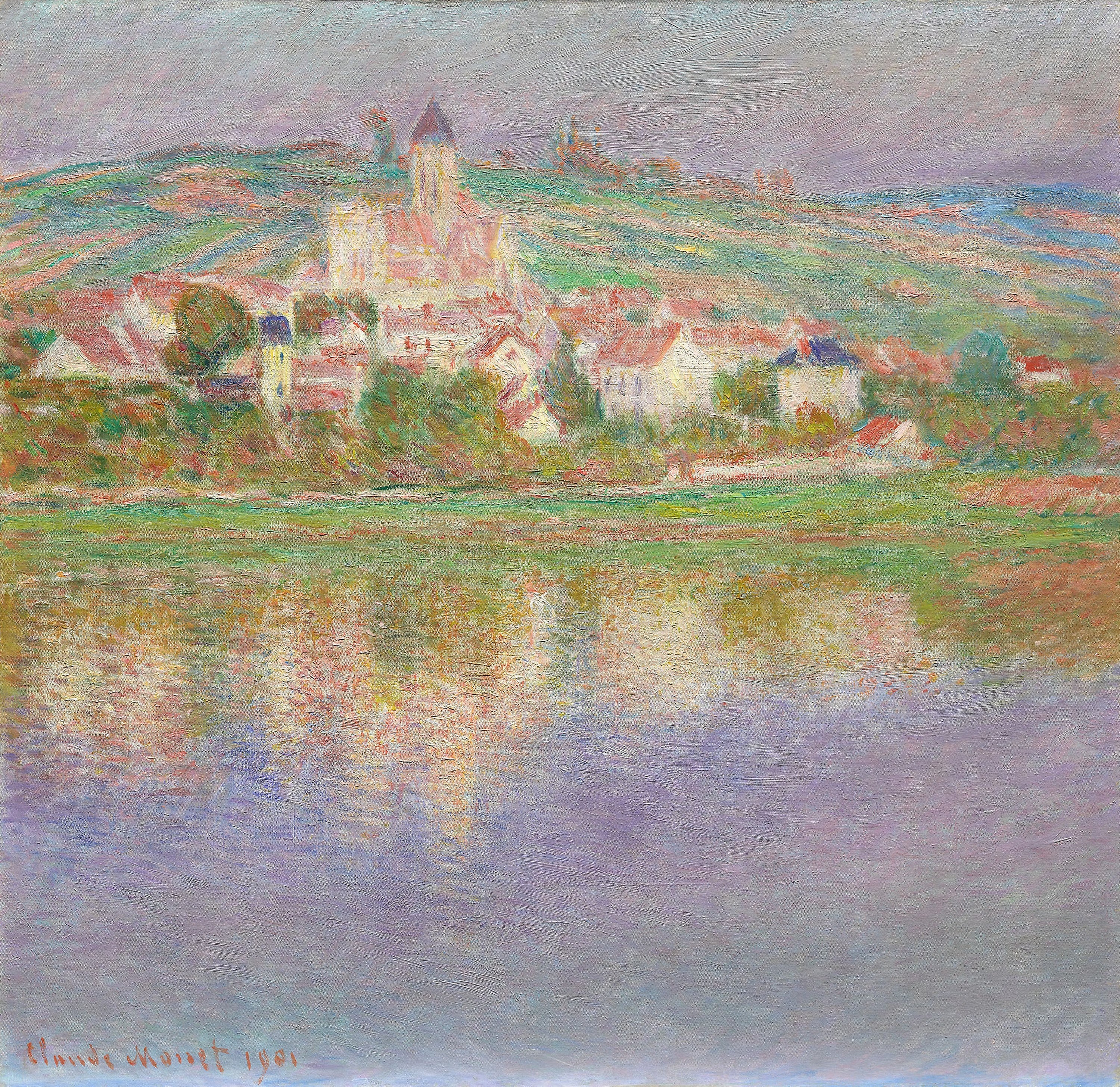 Reproduction du tableau « Vétheuil - Claude Monet » par Alpha Reproduction en peinture à l’huile