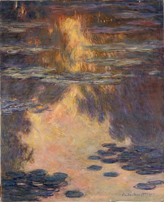 Reproduction du tableau « Nymphéas - Claude Monet » par Alpha Reproduction en peinture à l’huile