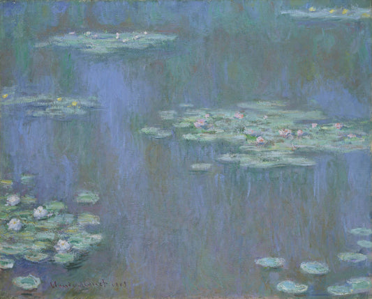 Reproduction du tableau « Les lilyes - Claude Monet » par Alpha Reproduction en peinture à l’huile