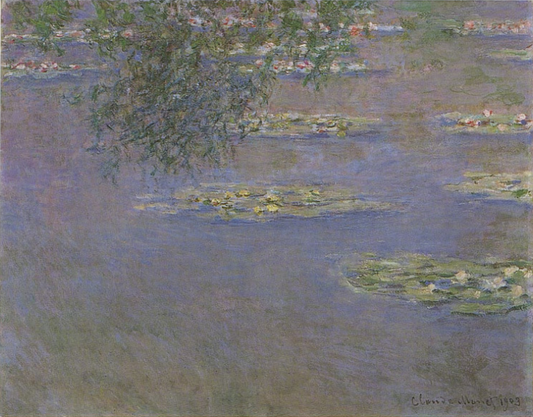Reproduction du tableau « Nymphéas - Claude Monet » par Alpha Reproduction en peinture à l’huile