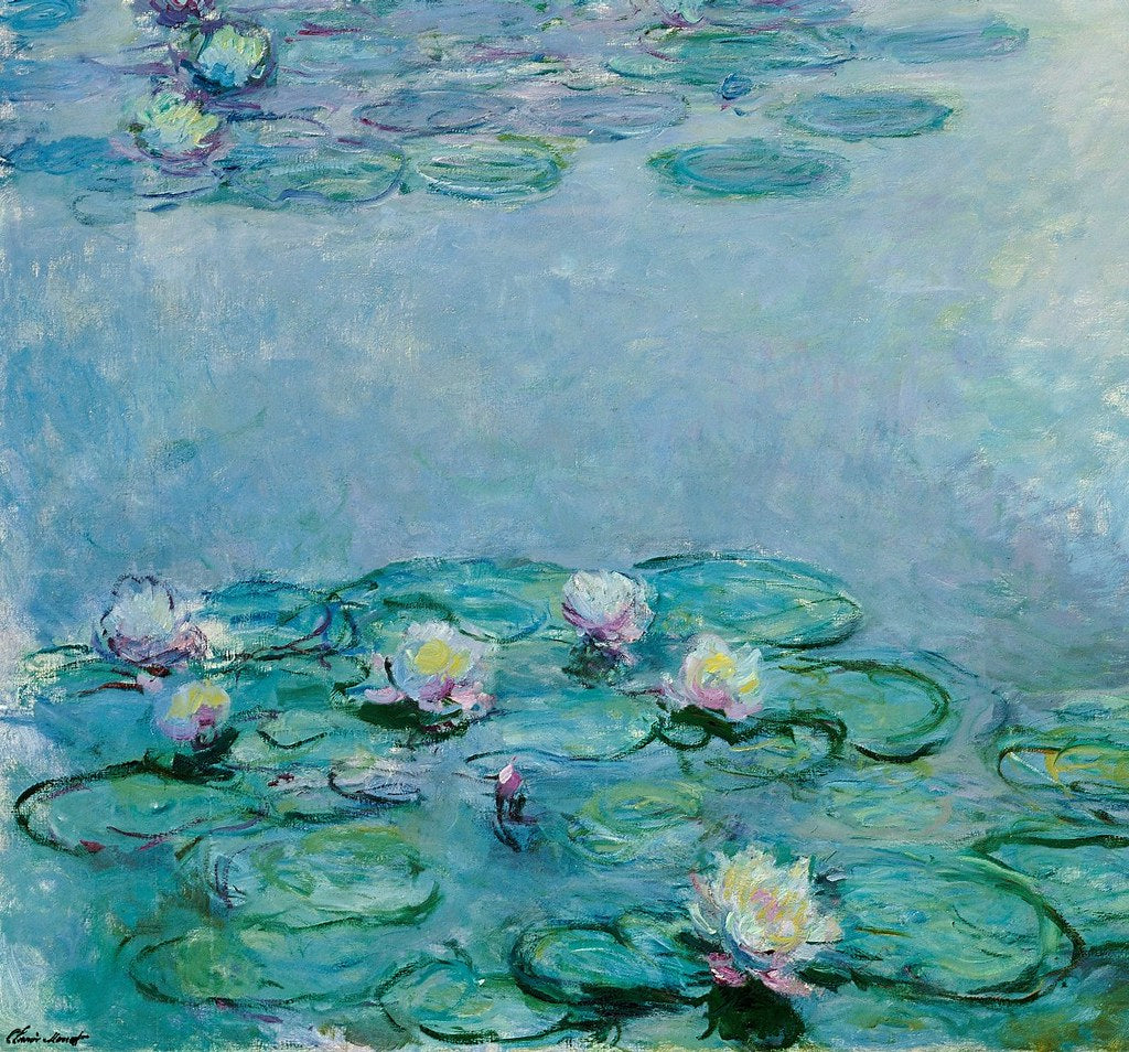 🌸 Nymphéas – Kukka-asetelman lähikuva, Claude Monet