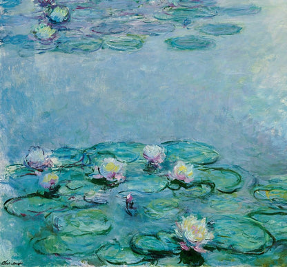 🌸 Nymphéas – Kukka-asetelman lähikuva, Claude Monet