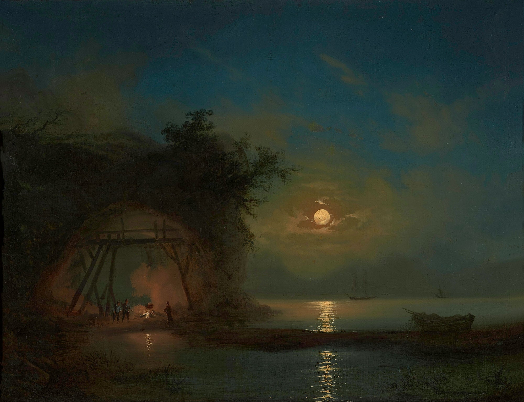 Nuit au clair de lune - Ivan Aïvazovski