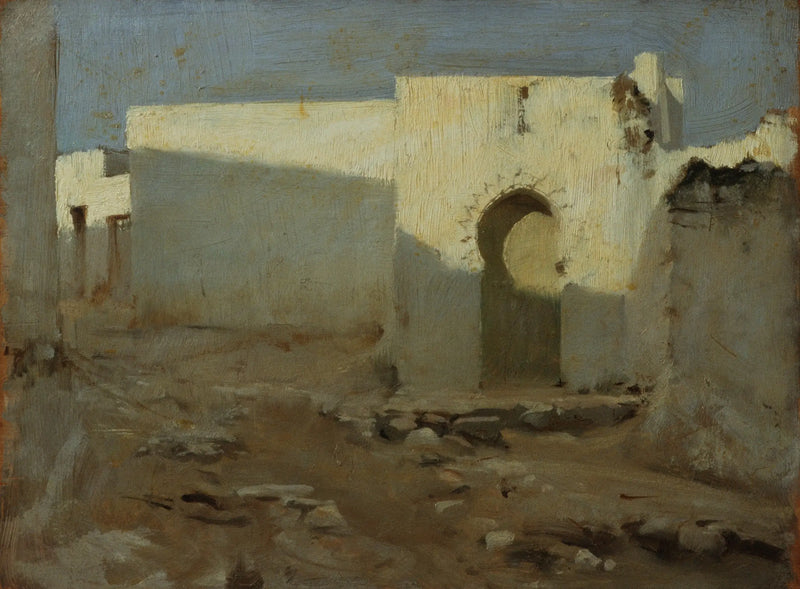 Moorish rakennukset auringossa - John Singer Sargent